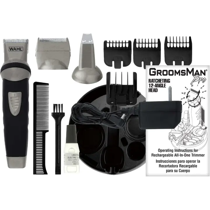 WAHL AFEITADORA CORPORAL + BARBA CON-SIN CABLE GROOMSMAN BODY - 1