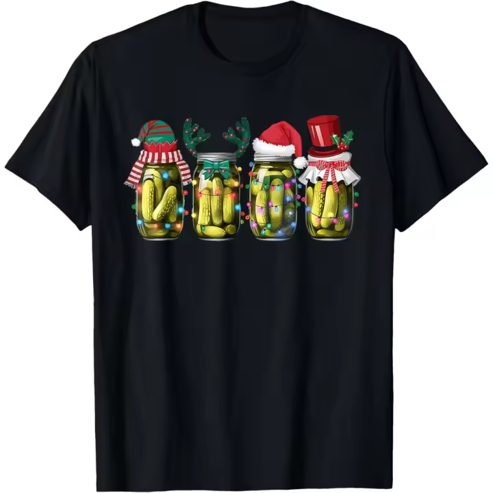 Camiseta de Manga Corta, 100% Algodón, Ropa Unisex para Hombres y Mujeres en 5 Tallas, Camiseta Negra, Cuello redondo con estampado. - 1