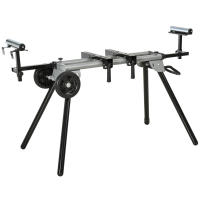 DURHAND Soporte Universal para Sierra Ingletadora Plegable con Distancia de Trabajo Ajustable Fácil de Transportar y Almacenar 123,5-245x73x96 cm Negro - details 0