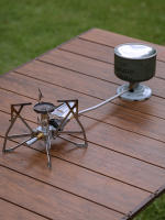 Adaptador De Conversor De Gas CAMPINGMOON Z13M Tipo Split Para Cocina Al Aire Libre Y Picnics Hecho De Aluminio Material - details 9