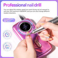 Máquina De Uñas Eléctrica Profesional 45000RPM Para Gel Y Pólipos De Uñas Recargable Portátil Herramienta De Manicura - details 3