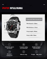 Reloj De Pulsera De Lujo Para Hombre FOXBOX Deportivo Dual Display Quartzo Impermeable Militar Con Caja Regalo Reloj Digital Electrónico - details 5