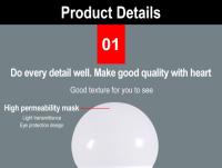 VzzUoo Bombilla LED E27 Sensor De Control 12W 9W 7W AC85-265V Luz De Día Y Noche Para Jardín Patio Puerta Inteligente Para Sala De Estar - details 4