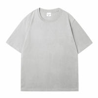 Camiseta De Algodón Para Hombre Verano Manga Corta Color Sólido Transpirable Deporte Camiseta Para Mujer Sportswear - details 3