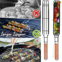 Cesta De Barbacoa Para Camping Y Picnic Herramientas De Asado Al Aire Libre Portátil Antideslizante Resistentes Al Calor Apto Para Carbón Y Sartén De Acero Inoxidable Fácil De Limpia - details 7