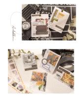 JIANQI Set De Scrapbooking 94 Piezas Con Pegatinas Y Papel Decorativo Para DIY Álbum De Fotos Collage Material De Manualidades - details 15