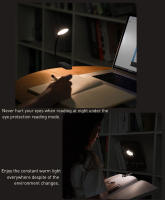 Lámpara De Escritorio Baseus LED Con Clip Iluminación LED Para Lectura Y Noche Luz De Noche Recargable Por USB Control Táctil Sin Etapas - details 6