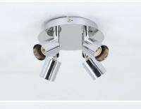 Luces De Techo Modernas En Cromo Y Negro Con LED 3 Vías Instalación Superficial Para Cocina Barra Lámpara De Gu10 Sin Ajuste De Brillo - details 9