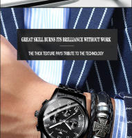Reloj De Pulsera De Lujo Para Hombre BINBONG 2023 Reloj De Cuarzo Deportivo Resistente Al Agua Con Fecha Y Manos Luminosas Correa De Acero Inoxidable Estilo Casual - details 13