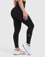 Leggings De Yoga Para Mujer Oneractive High Waist Elastic Monochromaticos Fitness Gimnasio Entrenamiento Correr Pantalones Sin Costuras - details 6