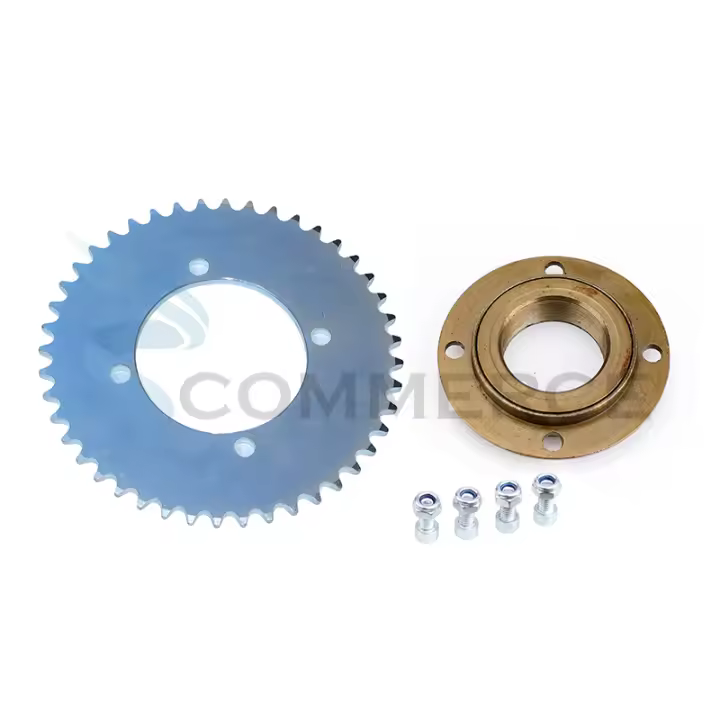 Rueda Trasera De Scooter Eléctrica T8F 44T/54T Con Engrosamiento De Cadena Y Adaptador De Libre Rodar Para Bicicleta Pocket Pit Dirt Bike Metal - 1
