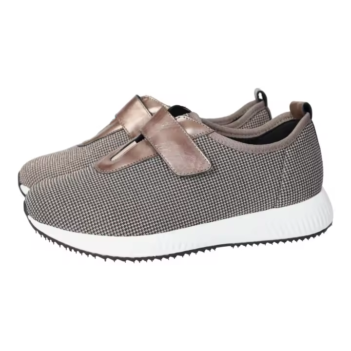 Deportivos marca DOCTOR CUTILLAS para mujer en color trento. Deportivos mujer, forro Aloe Vera, plantilla extraíble Aloevera. Hechos en España. - 1