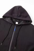 Sudadera con capucha y cremallera para hombre, chaqueta deportiva informal de talla grande, para otoño e invierno - details 14