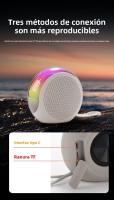 Altavoz Inteligente Echo Dot 5ª Generación with Alexa Integrado | Sonido Powerful + Luces LED Ambientales | Bluetooth 5,3 Estable | Resistant IPX4 para Exterior | Altavoz Portátil Compacto Control Vopor | WiFi + Batería Larga Duración | - details 7