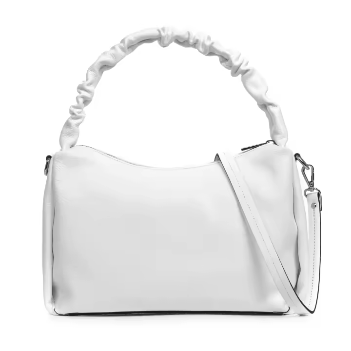FIRENZE ARTEGIANI Amatrice bolso de hombro mujer. Piel auténtica Dollaro. Fabricado en Italia 30x11x20 Cm. - 1