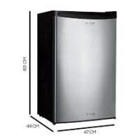 Cecotec 127 Bolero CoolMarket TT 90 Inox E Mini frigorífico inox de 83cm alto y 47cm ancho con 90L control de temperatura regulable y compartimento de conservación. - details 1