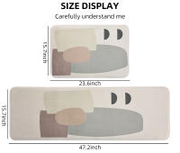 Carpetas De Piso De Peluche Para Dormitorio Y Sala De Estar Antideslizantes Y Resistente Al Desvanecimiento Tapete De Madera Del Sofá Del Café Para Adultos - details 1