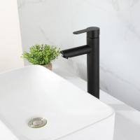 Grifo De Baño Negro Pulido Níquel Monohandle Para Lavabo Vanidad Mezclador De Basin Torneira Gourmet De Cozinha Instalación Montada En Pared Material De Acero Inoxidable - details 10
