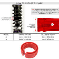 Juego De Amortiguadores De Choque De Goma Para Coche Universal Almohadilla De Suspensión Protectora Para Sistema De Suspensión 4x4 Accesorios Automotrices - details 4