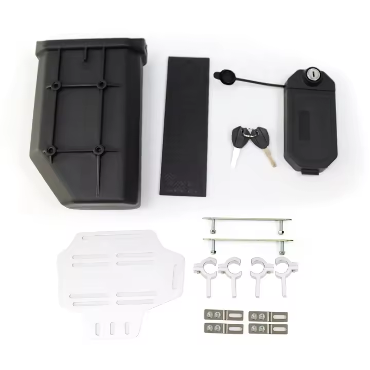 Caja De Herramientas Lateral Impermeable Para Motocicleta Compatible Con Suzuki V-Strom Honda CB400X Y Más Kit De Primeros Auxilios Y Descompromiso - 1