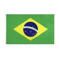 Bandera De Brasil Grande 90x150 Cm De Poliéster Para Colgar Impresión Digital Banner Para Celebraciones Y Deportes - details 2