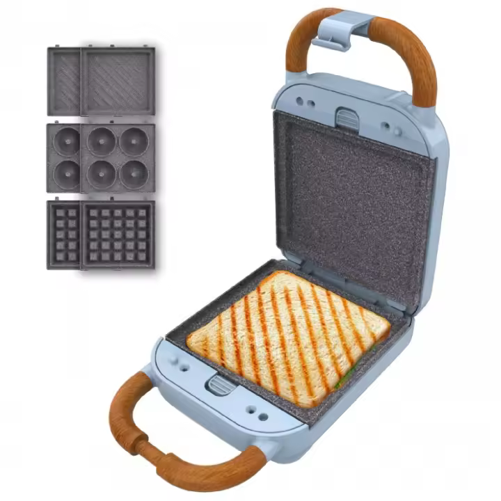 Cecotec Sandwichera Rock'nToast Retro One Blue - 1
