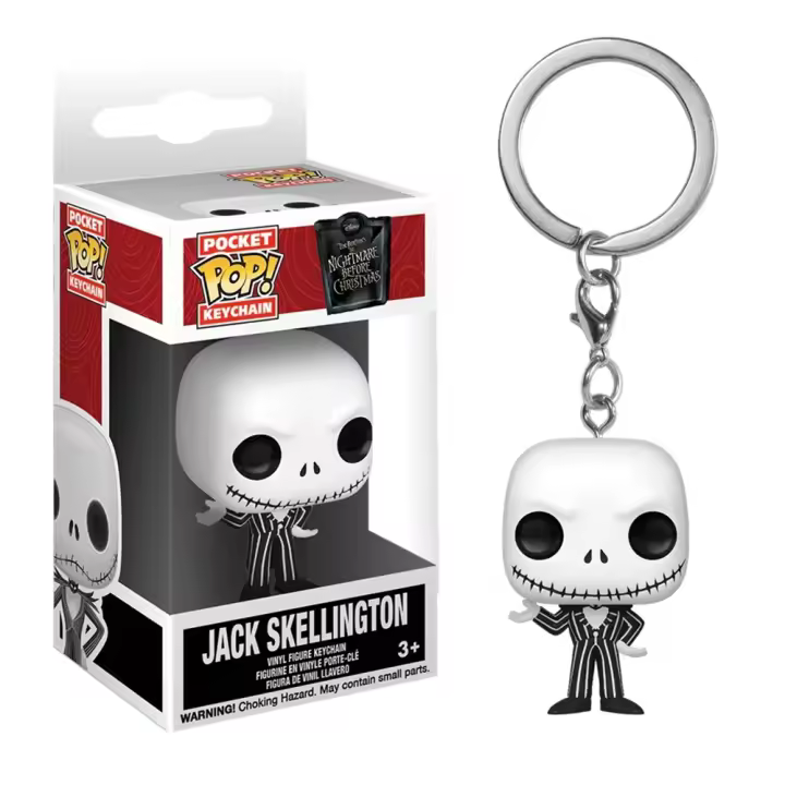 FUNKO POCKET POP! LLAVERO: PESADILLA ANTES DE NAVIDAD - JACK SKELLINGTON, 5315, TIENDA CON LICENCIA OFICIAL - 1