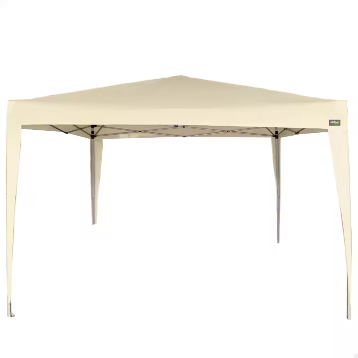 Cenador plegable 300x300x240 cm crema Aktive - 1