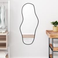 vidaXL Espejo de Pared Dorado Colgante Dormitorio Tocador Salón Decoración Color Dorado,  Negro,  Plateado y mas - details 1