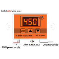 Controlador De Temperatura Micro ZFX-W3003 Termómetro Regulador De Temperatura Inteligente Para Incubadora 12V 24V 220V - details 3