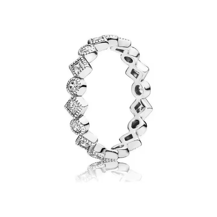 Anillo Pandora 19943CZ-54 Talla 54 Mujer Plata Plateado - 1