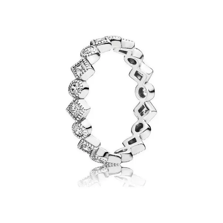 Anillo Pandora 19943CZ-54 Talla 54 Mujer Plata Plateado - 1