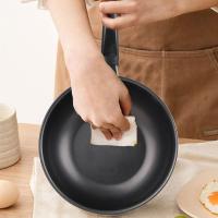 Sartén Mini Para Cocinar Omeletes Antiadherente De Hierro Con Manija Larga Electrodomésticos Para Hornear Huevos Y Panecillos - details 6