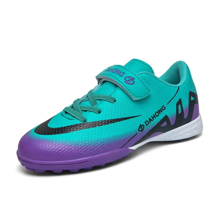 Zapatillas De Fútbol Rosa Para Niños Zapatos De Turf Profesionales Entrenadores Para Niños Zapatos De Futsal Cómodos Y Duraderos Para Interior - 1
