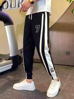 Nuevos Pantalones Deportivos Casuales Para Hombre 2024 Pantalones De Sudor Para Gimnasio Correr Entrenamiento Senderismo De Cierre Elástico Talla Media Polyester Skinny Fit - details 1