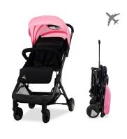 Silla de paseo Flight Negro-Rosa Asalvo - Cómoda y elegante para paseos con estilo - details 2