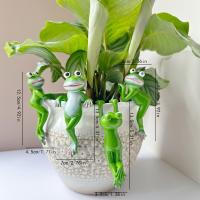Adornos De Jardín Creativos En Resina De Rana De Dibujos Animados Colgante Animal Para Decoración De Patio Y Jardín - details 5