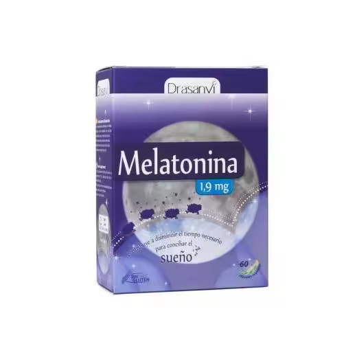 MELATONINA 1,9mg. 60 CÁPSULAS. DRASANVI. CONTRIBUYE A CONCILIAR EL SUEÑO. - 1
