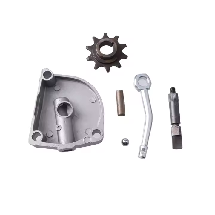 Kit De Juego De Juego De Cadena De Embarcación 10 Dientes Con Cubierta De Embrague Y Eje Del Camshaft Para Bicicleta Motorizada 49cc 60cc 66cc 80cc Piezas De Aluminio Y Plástico - 1