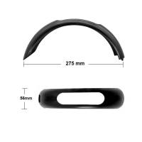 OMMVI Guardabarros Trasero para Patinete Eléctrico Compatible con Cecotec Bongo Serie A y Serie A Connected – Repuesto de Alta Resistencia en Plástico ABS, Protección Contra Salpicaduras y Suciedad, Fácil Instalación, Color Negro - details 1