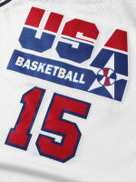 Camiseta De Baloncesto Para Hombres USA#15 Transpirable Cuello Redondo Deportiva Sin Mangas Uniforme De Entrenamiento Para Niños Nuevo Diseño Tops - details 5