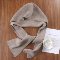 Bufanda De Punto De Lana 100% Para Mujer Invierno Suave Cálido Collar Falso Moda Decoración Camiseta Unipersonal Balaclava - details 6