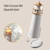 Lámpara De Proyección De Faro De Luna Con Sensor De Movimiento Luz Nocturna Recargable USB Iluminación De Dormitorio Lámpara De Lado Para La Cama - details 8