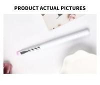3 Pcs Pluma De Terapia Plana Para Uñas Herramienta Profesional De Gel UV Pincel Para Dibujar Y Extender Uñas Con Cepillo De Manicura - details 5