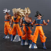 Set De 4 Figuras De Acción Dragon Ball Son Goku Super Saiyan PVC Estatua Colección Modelo Juguetes Regalos Para Adultos - details 3