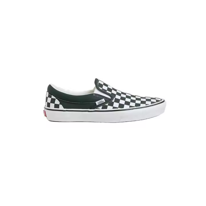 Zapatilla Hombre Vans Slip-On Verde Blanco - 1