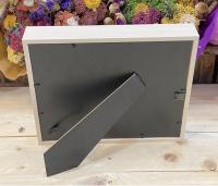 Regalo para los padres madre enamorados verdadero amor con mensaje y ramo de flores naturales preservadas y secas detalle para bodas aniversario día de la madre marco de madera con fondo mensaje de agradecimento a nuestra madre padres - details 1