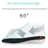 2PCS Almohadillas De Memoria De Espuma EVA Para Aumentar La Altura Inodoro Y Transpirable Para Hombres Y Mujeres Invisible Para Medias Zapatos Medio(B,M) 1cm-3cm - details 2