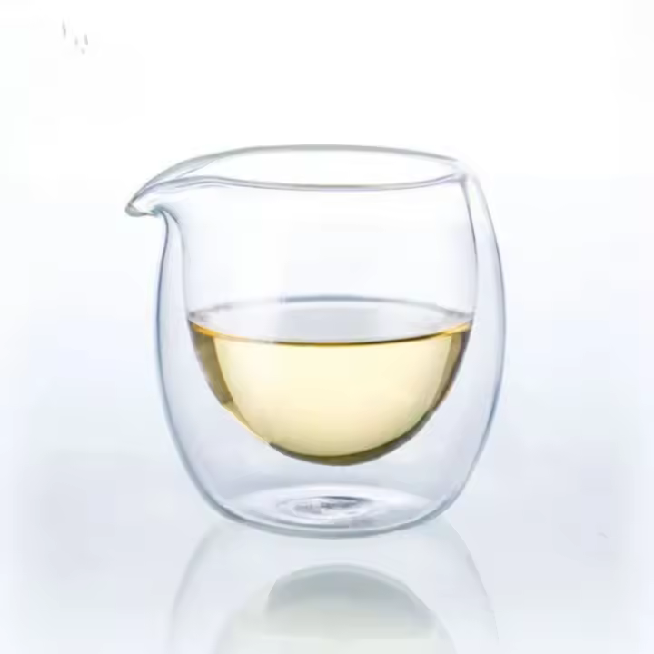 Jarrón De Té De Vidrio Doble Capa Resistente Al Calor 100ml/200ml Copa De Fair Mug Para Casa Sin Químicos De Interés Alto - 1