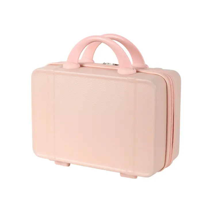 Maleta retro portáthil de 14 pulgadas para equipamiento, estuches para Cosméticos, Maleta Pequeña, mini Maleta de Recuerdo de 16 pulgadas, Caja de contraseña Liviana, Caja de viaje - 1